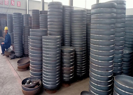 STD SCH 80 Carbon Steel Pipe Cap A234 WPB Black Painting Galvanized