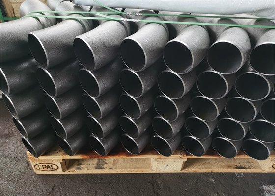 EN10253-1 Seamless Pipe Fittings S235 P245GH P265GH Light Oiled 45 Degree Pipe Elbow