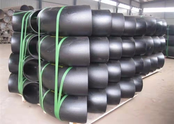 Black Forged Pipe Fittings Elbow Seamless Welding 3000Lbs 6000LBS API GOST