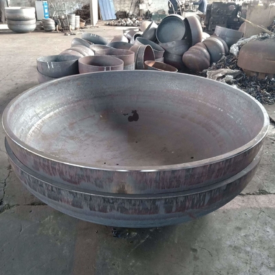 Seamless DIN JIS Stainless Steel Pipe Cap SCH10 SCH40 SCH60 Customized