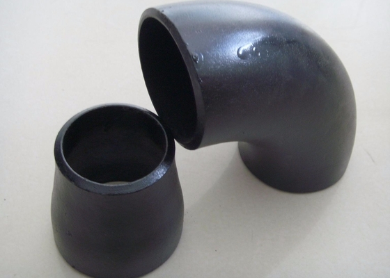 R1 R1.5 90 Degree Steel Pipe Elbow A234 Wpb Black Painting Butt Weld Seamless 8&quot;