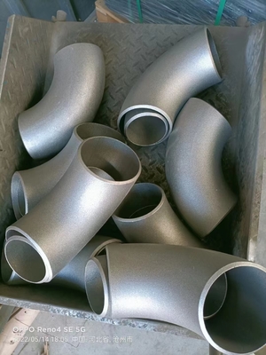 R1 R1.5 90 Degree Steel Pipe Elbow A234 Wpb Black Painting Butt Weld Seamless 8&quot;
