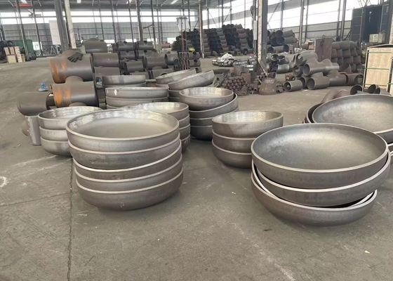 WPHY60 WPHY52 Steel Pipe Caps Welded DIN28011 Elliptical Dished