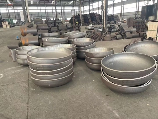 A234 Wp12 Carbon Steel Pipe End Caps Butt Welded
