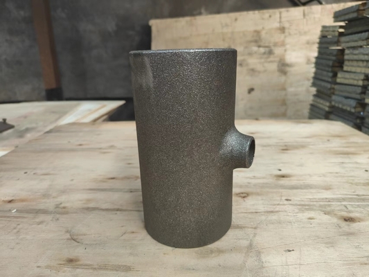 Butt Weld Sch5s Carbon Steel Tee In Wooden Cases Black Painting