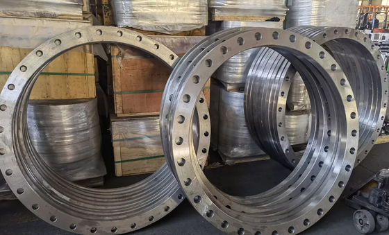 OEM ASTM A105carbon Steel Forged Flanges  SCH80 Rust Proof Oil Surface
