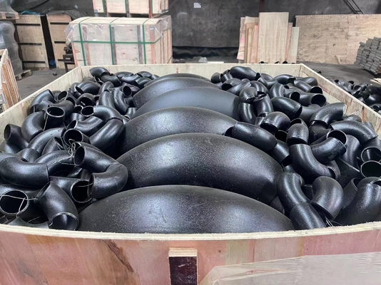 DN15-DN1200  A420WPL6 Carbon Steel Buttweld Elbows conform to ASTM A234