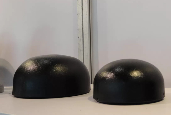 varnish painted Seamless Hdg Carbon Steel Pipe Cap Black 1/2&quot;-72inch