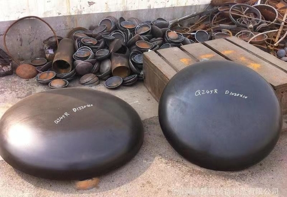 Seamless Q345 Q235 Carbon Steel Pipe Cap Butt Welded