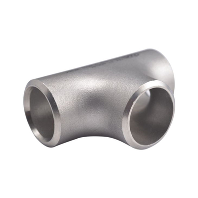 ISO9001 ASME 316 Stainless Steel Pipe Fittings Equal Tee DN65