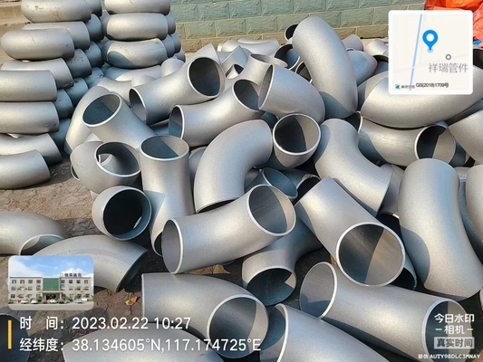 DN10~DN1200 1.5D Welded Pipe Fittings MS Long Radius Elbow STD 90 Degree