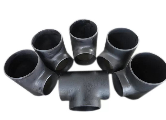 2mm- 60mm Butt Welded Pipe Fittings Tee Seamless Black Rust Proof Oil 14'' 16'' 18''