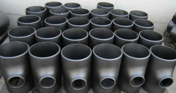 2mm- 60mm Butt Welded Pipe Fittings Tee Seamless Black Rust Proof Oil 14'' 16'' 18''