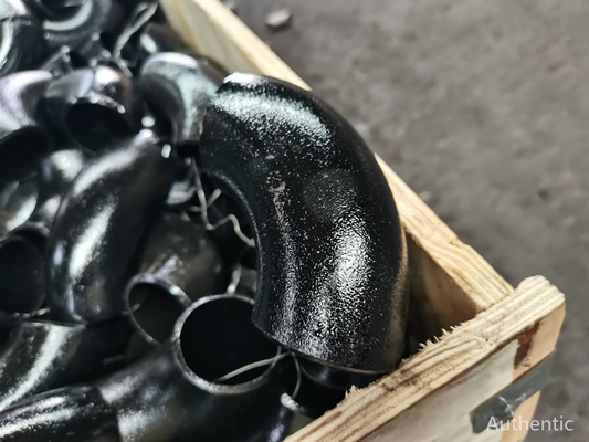 Round 90 Degree Angle Carbon Steel Elbow Fittings Withstand High Pressure
