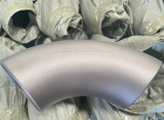 Ss304 316 Stainless Steel Pipe Elbow Fitting Welded / Threaded / Socket 90 180 Degree