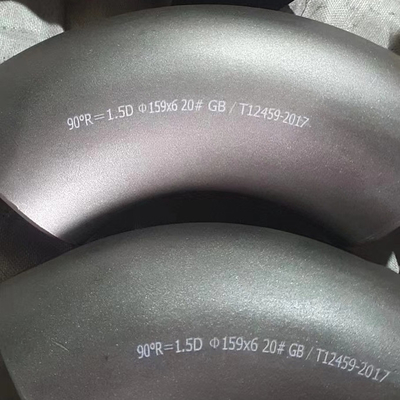 LR 90° 45° 180° Carbon Steel Elbow for Pipeline System ASTM A234 WPB