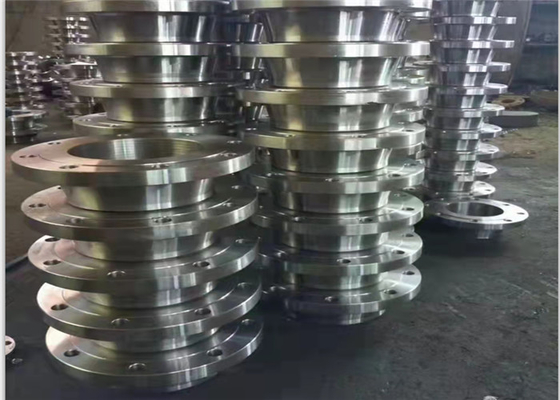 PED API 16mn Forged Butt Weld Flange ASTM 10mm 100mm Round