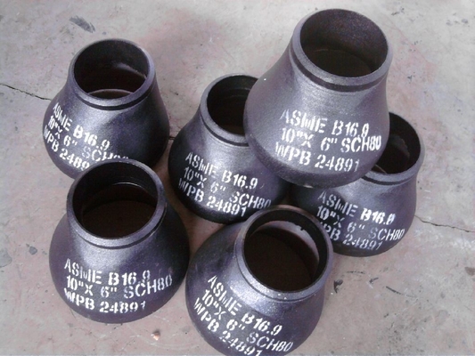 Bare Black Painting Carbon Steel Reducer Forged Casting Beveled End