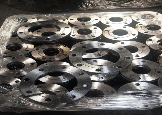 ANSI A105 Carbon Steel Flange DN10 Slip On Plate Flat Face Zinc Coated