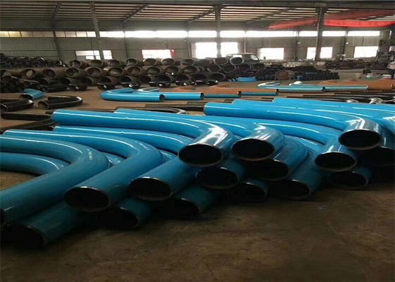 1D 2D Carbon Steel Pipe Bend 6&quot; 8&quot; Galvanized Pipe Fittings SCH80