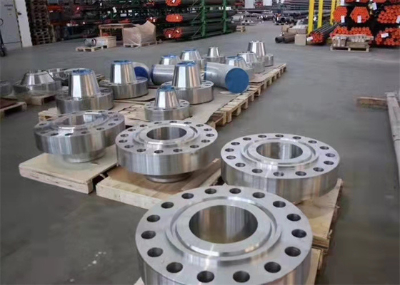 150LB 300LB 600LB ASME B16.5 Flange Flat Face A105 Clear Lacquer