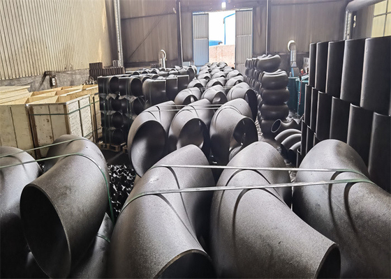 90 Degree Forged Steel Elbow 8 Inch ASTM A860 WPHY 60 Black Oil Galvanized
