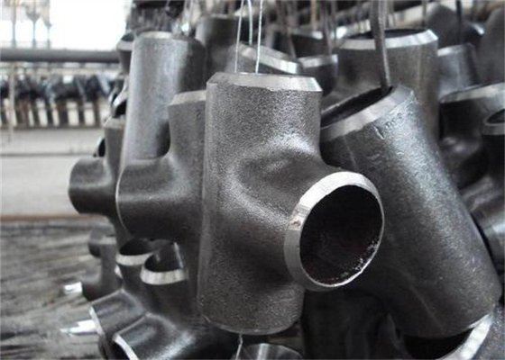Straight Reducing ASME B16.9 Tee Hot Galvanized A234 WPC 2 Inch