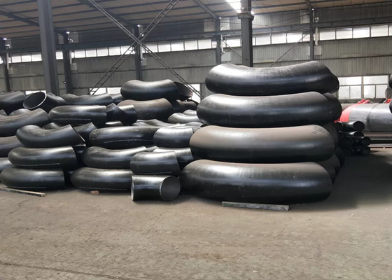 STD 90 Degree Welded Pipe Fittings MS Long Radius Elbow 1.5D