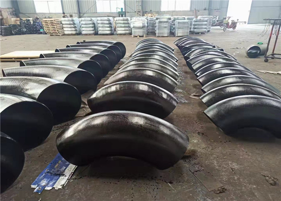 Butt Welding Carbon Steel Elbow Sch80 Long Radius Elbow 1.5d Black Painting
