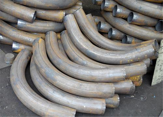 ST35.8 Carbon Steel Pipe Bend Galvanize Heat Treatment Oil And Gas Fittings
