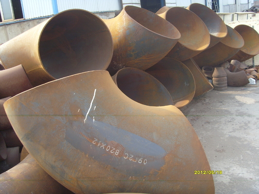 DN820*12mm Weld Elbows Mild Steel 22mm Black painting Polished